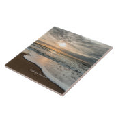 North Sea, Denmark picturesque sunset, Tegeltje (Zijkant)