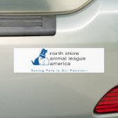 North Shore Animal League Branded Bumpersticker (Op auto)