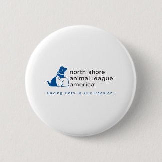North Shore Animal League Branded Ronde Button 5,7 Cm