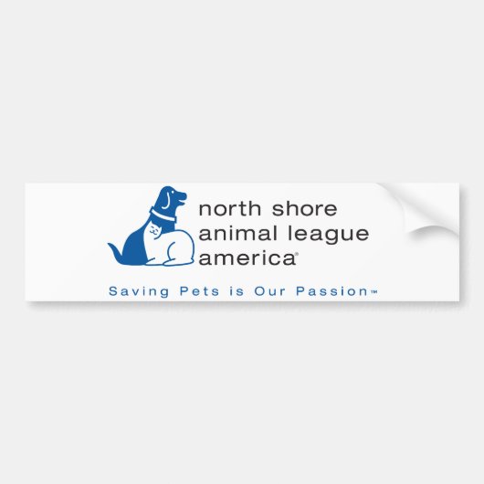 North Shore Animal League Merk Bumpersticker (Voorkant)