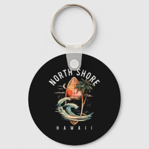 North Shore Hawaï surfbord Oahu Haleiwa surfen Sleutelhanger