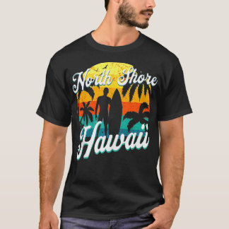 North Shore Hawaii Beach Surfer Summer Vacation Vi T-shirt