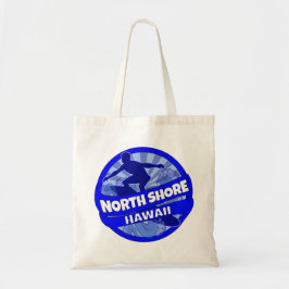 North Shore Hawaii Blue Surfer logo canvas tas