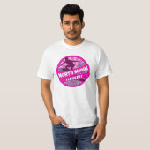 North Shore Hawaii roze surfer logo shirt (Voorkant volledig)