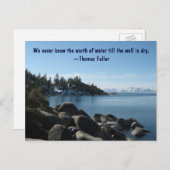 North Shore Lake Tahoe, Incline Village, Nevada Briefkaart (Voorkant / Achterkant)