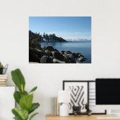 North Shore Lake Tahoe, Incline Village, Nevada Poster (Thuiskantoor)