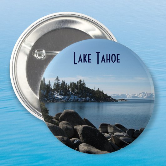 North Shore Lake Tahoe, Incline Village, Nevada Ronde Button 5,7 Cm