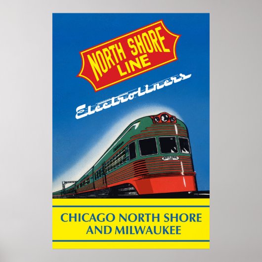 North Shore Line Electroliner Poster (Voorkant)