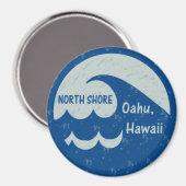 North Shore, Oahu, Hawaï Magneet (Voorkant / Achterkant)