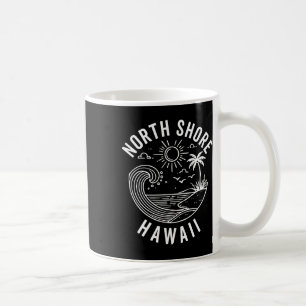 North Shore Oahu Hawaï Souvenir Surfen Hawaïaans  Koffiemok