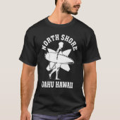 North Shore Oahu Hawaii T-shirt (Voorkant)