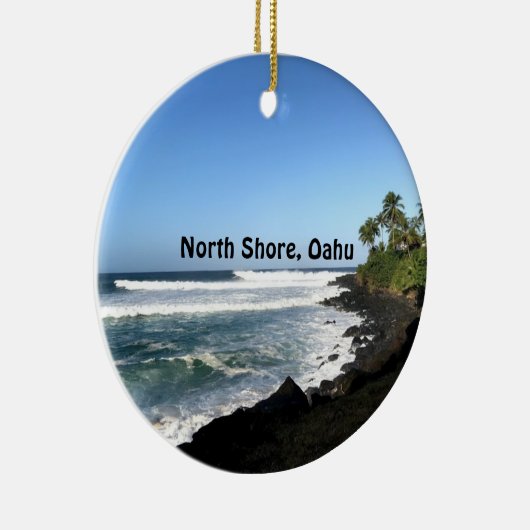 North Shore, Oahu Keramisch Ornament (Rechts)