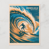  North Shore Oahu Surfen Honolulu Hawaii Briefkaart (Voorkant)