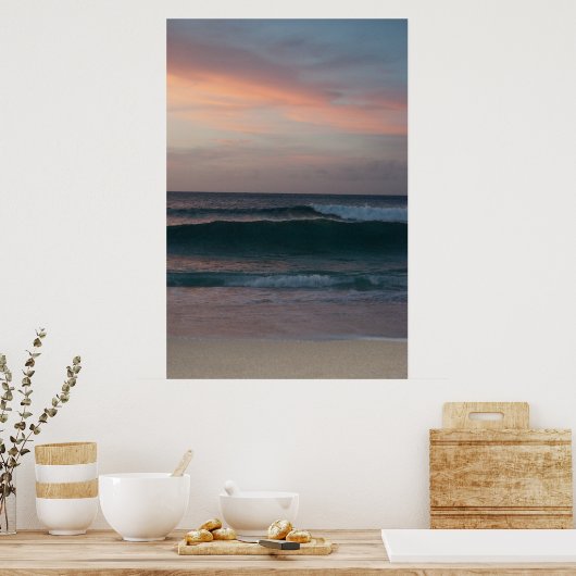 North Shore Sunset Poster (Keuken)
