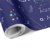 North Sky Constellation Aquila Cadeaupapier (Rol Hoek)