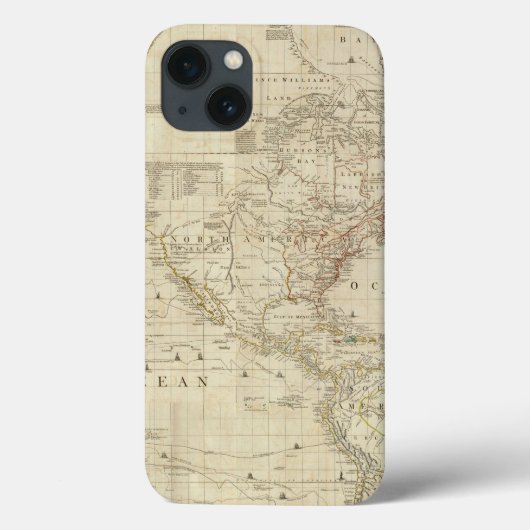 North & South America Composite Case-Mate iPhone Case (Achterkant)
