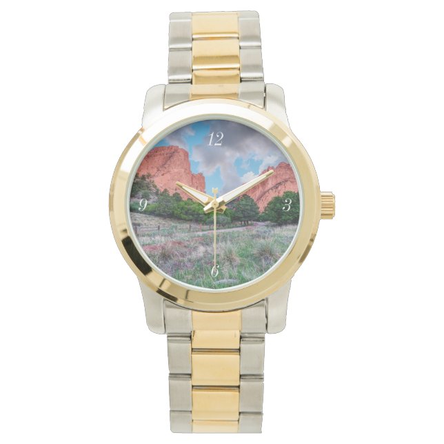 North South Gateway drijft de tuin van Gods Watch Horloge (Voorkant)