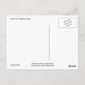 North St., Pittsfield, MA Vintage Briefkaart (Achterkant)