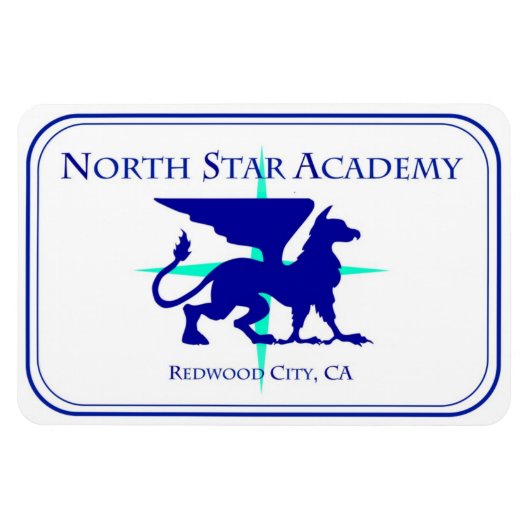 North Star Academy Car Magnet Magneet (Horizontaal)