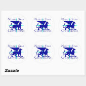 North Star Griffins Ronde Sticker (Vel)