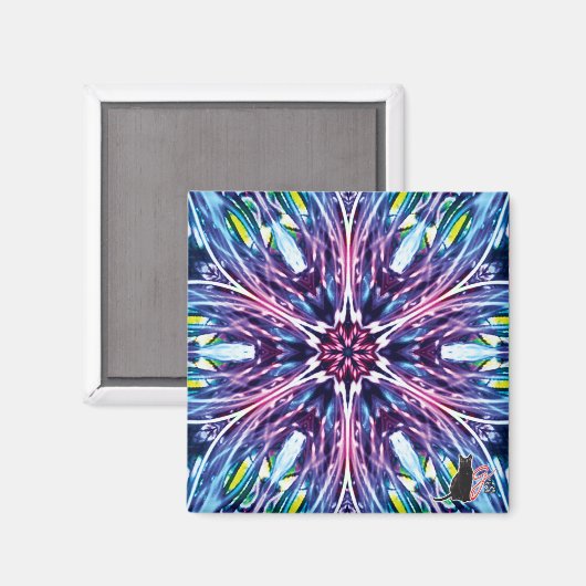 North Star Kaleidoscope Magnet (Voorkant / Achterkant)