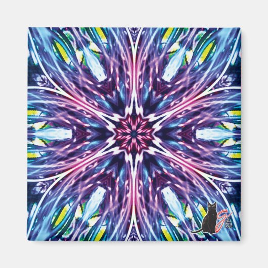 North Star Kaleidoscope Magnet (Voorkant)