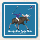 North Star Moose Polo Club Kartonnen Onderzetters (Voorkant)