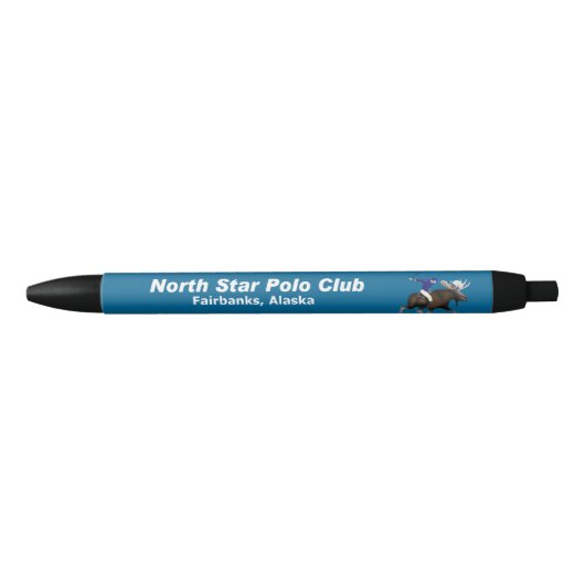 North Star Moose Polo Club Zwarte Inkt Pen (Voorkant)