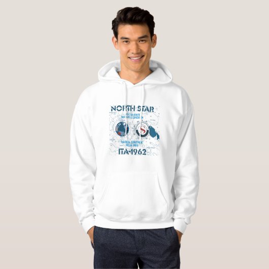 North Star Nautical Expedition – Arctic Zee Route Hoodie (Voorkant volledig)