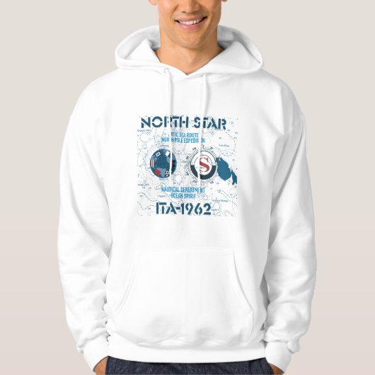 North Star Nautical Expedition – Arctic Zee Route Hoodie (Voorkant)