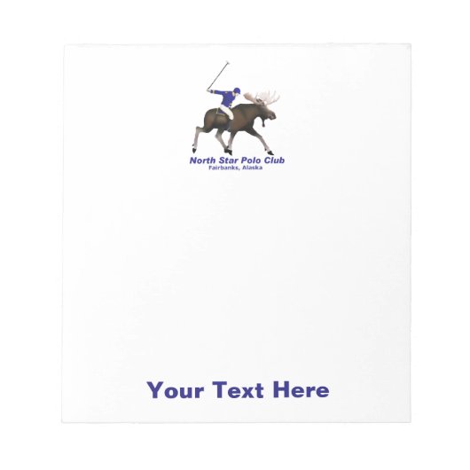 North Star Polo Club Notitieblok (Voorkant)