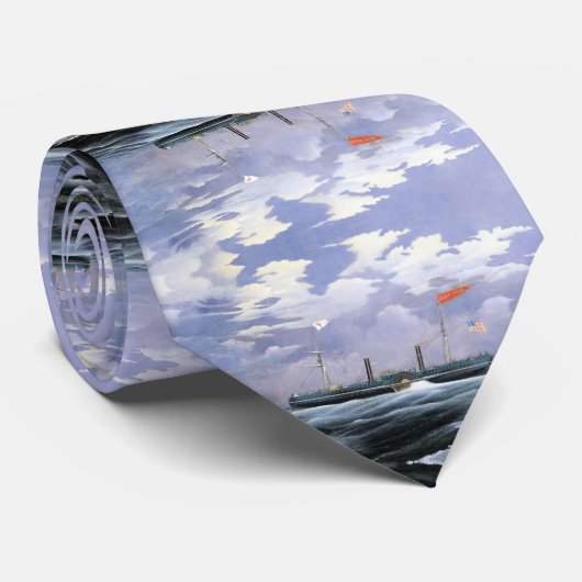 North Star Stoomjacht 1852 Stropdas (Opgerold)