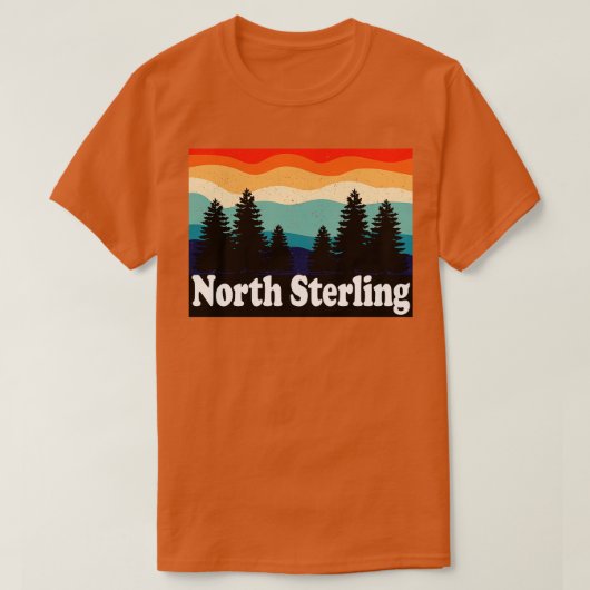 North Sterling Colorado Retro T-shirt (Design voorkant)