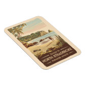 North Stradbroke Island Australië Illustratie Magneet (Rechterzijde)