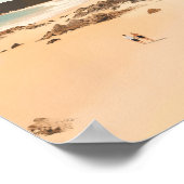 North Stradbroke Island Australië Travel Art Retro Poster (Hoek)