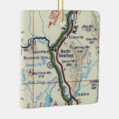 North Stratford NH  kaart Keramisch Ornament (Rechts)