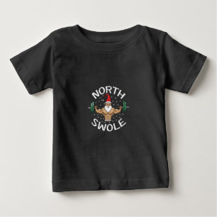 North Swole Funny Muscle Santa Christmas Fitness