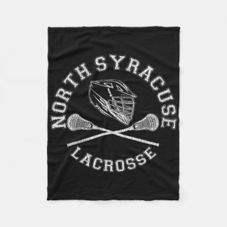 North Syracuse Lacrosse  Distressed Retro L Fleece Deken