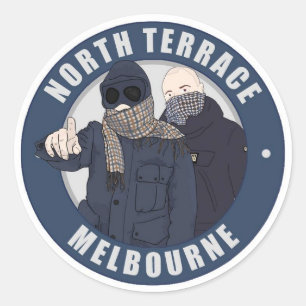 North Terrace Melbourne Sticker