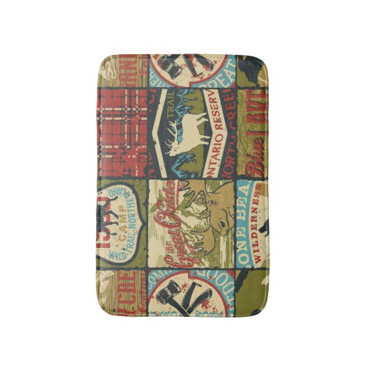 North Territories Adventure: Symbolische lappendek Badmat (Voorkant Verticaal)