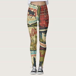 North Territories Adventure: Symbolische lappendek Leggings