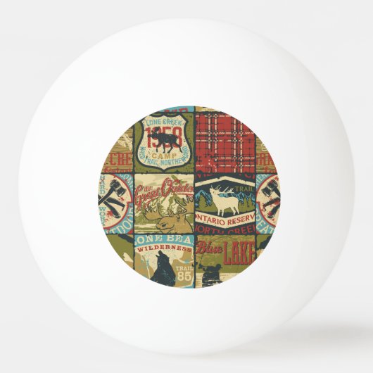 North Territories Adventure: Symbolische lappendek Pingpongbal (Voorkant)