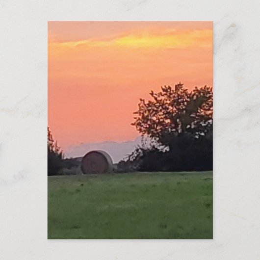 North Texas Sunset Briefkaart (Voorkant)