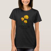 North Tustin California CA Poppy Flower State City T-shirt (Voorkant)