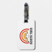 North Twin Mountain New Hampshire Bagagelabel (Achterkant verticaal)