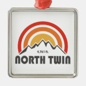 North Twin Mountain New Hampshire Metalen Ornament (Voorkant)