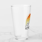 North Twin Mountain New Hampshire Retro Glas (Rechts)