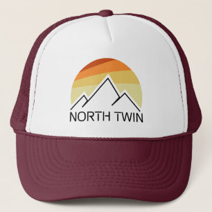 North Twin Mountain New Hampshire Retro Trucker Pet