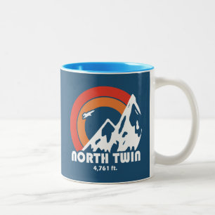 North Twin New Hampshire Sun Eagle Tweekleurige Koffiemok