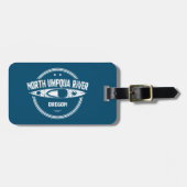 North Umpqua River Oregon Kayak Bagagelabel (Voorkant horizontaal)